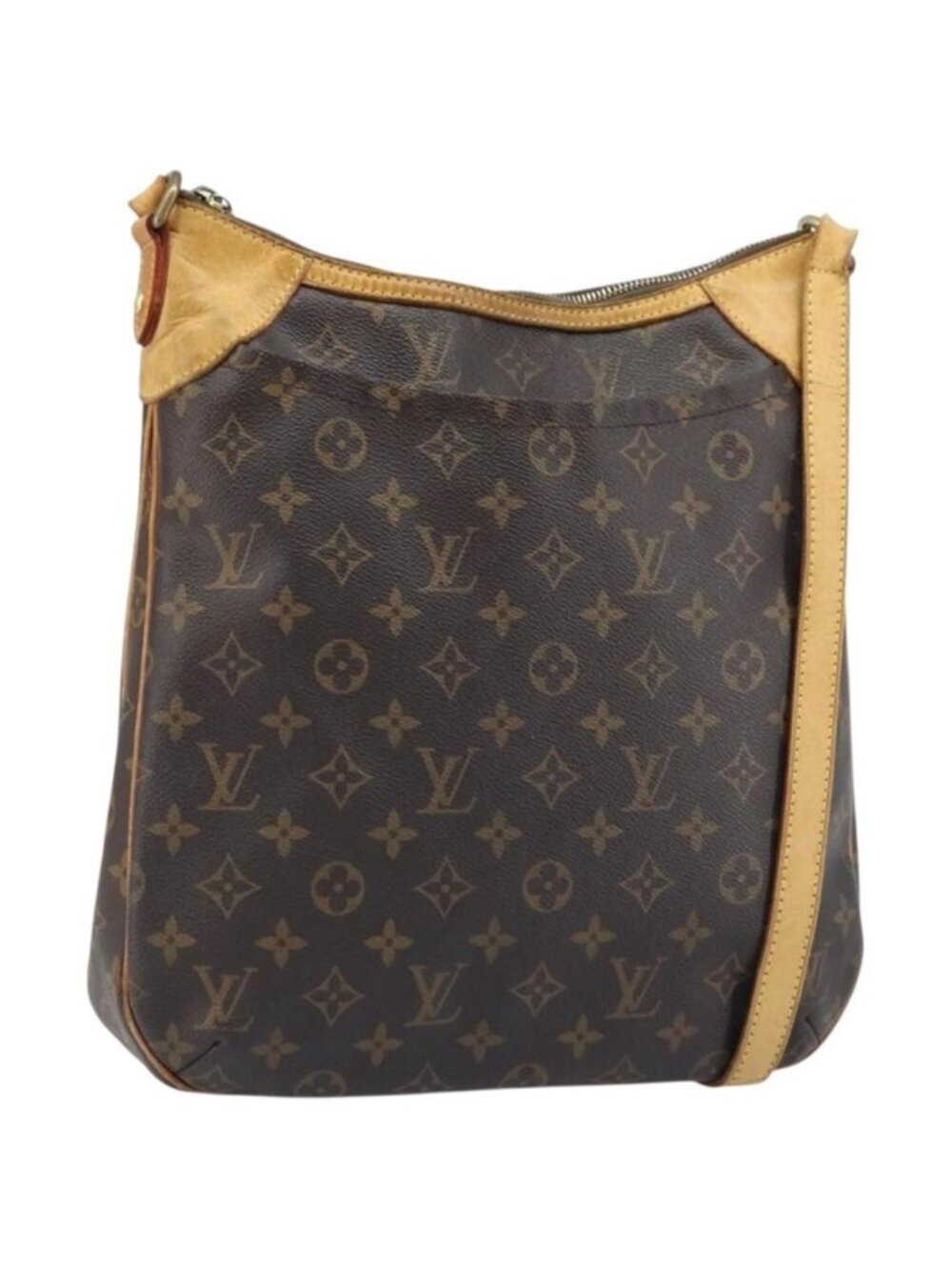 Authentic LOUIS VUITTON Monogram Odeon MM Shoulder Bag M56389 LV